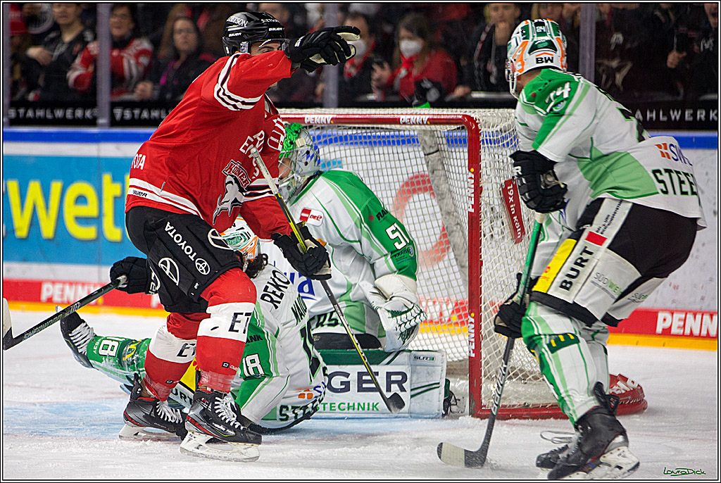 PENNY DEL; Koelner Haie- Bietigheim Steelers; Koeln, 22.01.2023
